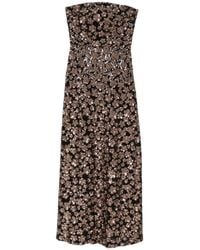 Max Mara - Ebaffo Sequin-Embellished Strapless Maxi Dress - Lyst