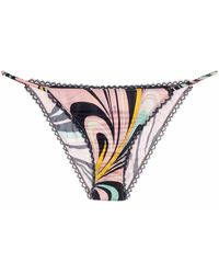 PUCCI - Onde-Print Tanga Briefs - Lyst