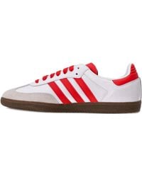adidas - Samba Three-Stripe Sneakers - Lyst