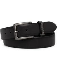 Guess - Logo-Plaque Buckle Belt - Lyst