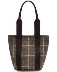 Rue de Verneuil - Check-Pattern Bucket Bag - Lyst
