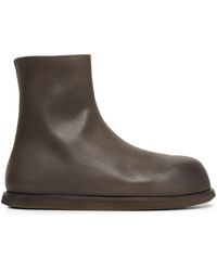 Marsèll - Gigante Leather Ankle Boots - Lyst