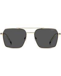 BOSS - Double-Bridge Geometric-Frame Sunglasses - Lyst