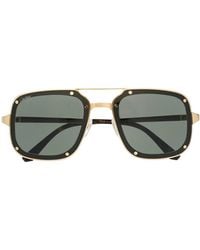 Cartier - Santos De Cartier Square-Frame Sunglasses - Lyst
