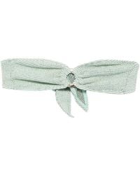 Bondeye - Blake Ring Tie Bandeau Bikini Top - Lyst