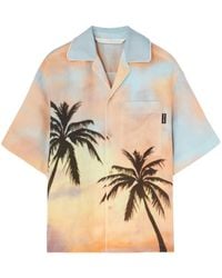 Palm Angels - Sunrise Bowling Shirt - Lyst