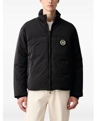 ARMANI EXCHANGE - Logo-Patch Puffer Jacket - Lyst