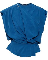IRO - Drapierte Phanny Bluse - Lyst