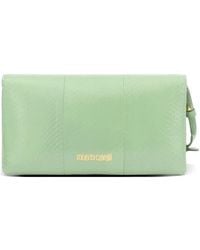 Roberto Cavalli - Clutch Con Effetto Pelle Di Serpente - Lyst