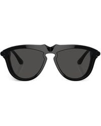 Burberry - Round-Frame Sunglasses - Lyst