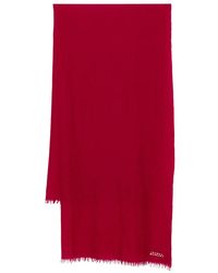 Isabel Marant - Alette Logo-Print Frayed Scarf - Lyst