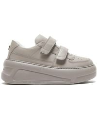 Acne Studios - Leather Platform Sneakers - Lyst