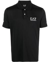 EA7 - Poloshirt Met Logoprint - Lyst