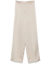 Blanca Vita - Pantalones de satén - Lyst