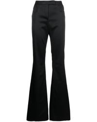 Tom Ford - Flared Satin Trousers - Lyst
