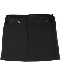 Ssheena - Eyelet-embellished Miniskirt - Lyst
