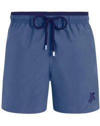 Vilebrequin - Badeshorts Mit Logo-Stickerei - Lyst