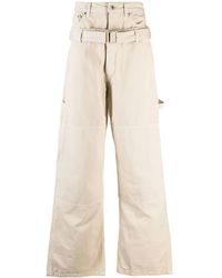 Off-White c/o Virgil Abloh - Wide Leg Trousers With Belt - Lyst
