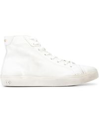 KOIO Court High-top Leather Trainers - White