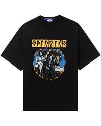Junya Watanabe - Katoenen T-Shirt Met Grafische Print - Lyst