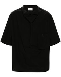 Lemaire - Short-sleeve Cotton Shirt - Lyst