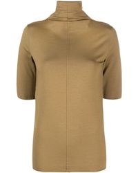 Thom Krom - Roll-Neck Half-Sleeved T-Shirt - Lyst