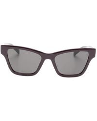 Gucci - Interlocking G Web-Stripe Sunglasses - Lyst