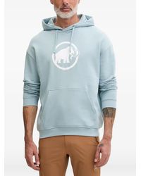 Mammut - Logo-Print Drawstring Hoodie - Lyst