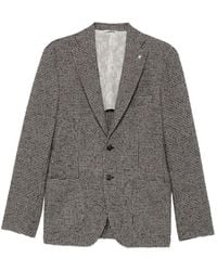 Manuel Ritz - Houndstooth-Pattern Blazer - Lyst