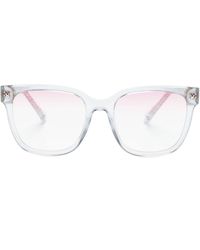 Chiara Ferragni - Glitter Square-frame Sunglasses - Lyst