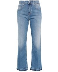 Jacob Cohen - Straight-Leg-Jeans mit hohem Bund - Lyst