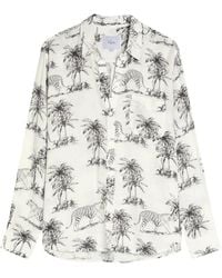 Rails - Charli Tiger-Print Chest-Pocket Shirt - Lyst