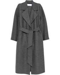 Harris Wharf London - Belted Wool Coat - Lyst