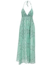 MC2 Saint Barth - Zucky Bandana-Print Maxi Dress - Lyst