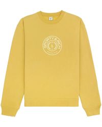 Sporty & Rich - Sweatshirt Mit Wappen-Print - Lyst