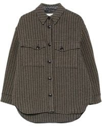 Closed - Wool Shirt Jacket - Lyst