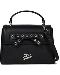 KARL LAGERFELD - Sac À Main K/Autograph À Anse Supérieure Et À Nœud - Lyst