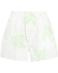 Bode - Lily Of The Valley Chino Shorts - Lyst