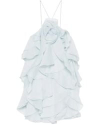 Aje. - Mini-Jurk Met Ruches - Lyst
