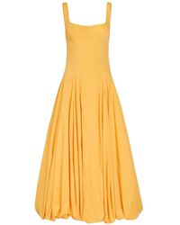 Jonathan Simkhai - Pleated Bubble-Hem Dress - Lyst
