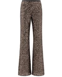 F.it - Sequin Flared Trousers - Lyst