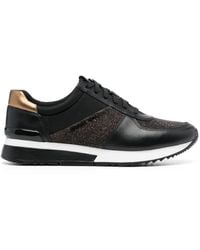 MICHAEL Michael Kors - Allie Leren Sneakers - Lyst