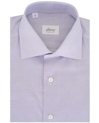 Brioni - Textured Shirt - Lyst
