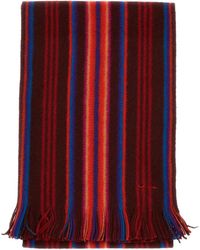 Paul Smith - Fransenschal mit ikonischen Streifen - Lyst