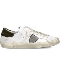 Philippe Model - Zapatillas de piel con efecto rasgado - Lyst