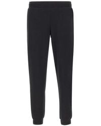 EA7 - Logo-Tape Track Pants - Lyst