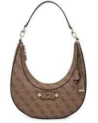 Guess - Monogram-Print Curved Tote Bag - Lyst