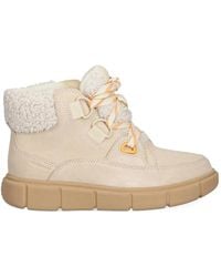 Sorel - Explorer Iii Faux-Fur-Trim Lace-Up Boots - Lyst