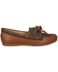 MICHAEL Michael Kors - Fallon Monogram Tie Loafers - Lyst