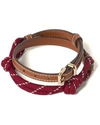 Miu Miu - Wrap-around Leather Bracelet - Lyst
